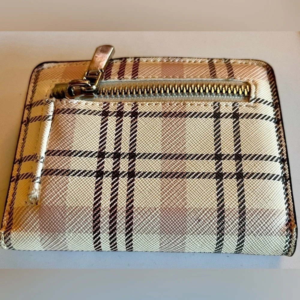 Preppy Plaid Purse & Safe Keeper Wallet Set of 2 Teen Tween Academia Y2K Money